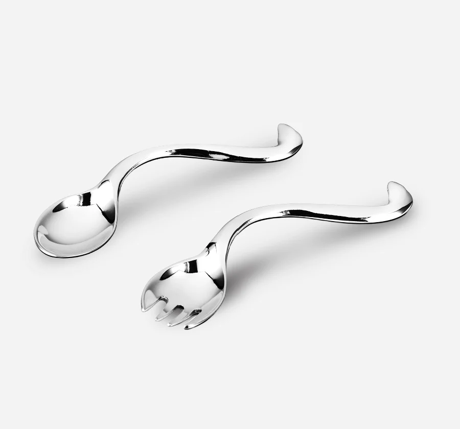 Curved Baby Cutlery Set