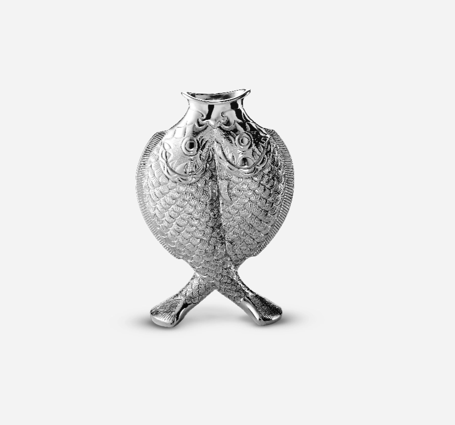 Perforated Flower Vase (with round base)